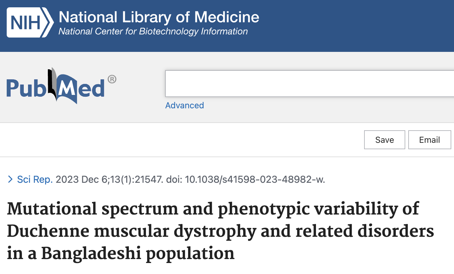 pubmed publish paper